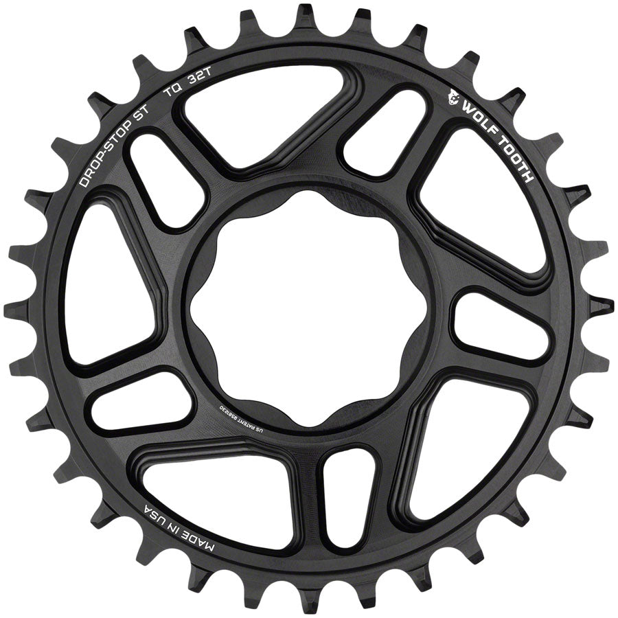 Wolf Tooth Trek TQ Direct Mount Chainring - Drop-Stop ST, 32T, Black MPN: TQ-32-ST UPC: 810006807806 eBike Chainrings and Sprockets Trek TQ Direct Mount Ebike Chainring