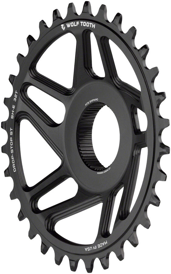 Wolf Tooth Shimano EP-8 Direct Mount Chainring - Drop-Stop ST, 34T