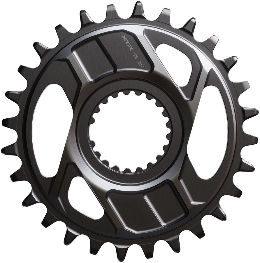Shimano XTR SM-CRM96 1x Direct Mount Chainring - 28t, Shimano Direct Mount, For 12-Speed HG+ Chain, Fits M9200 and M9220