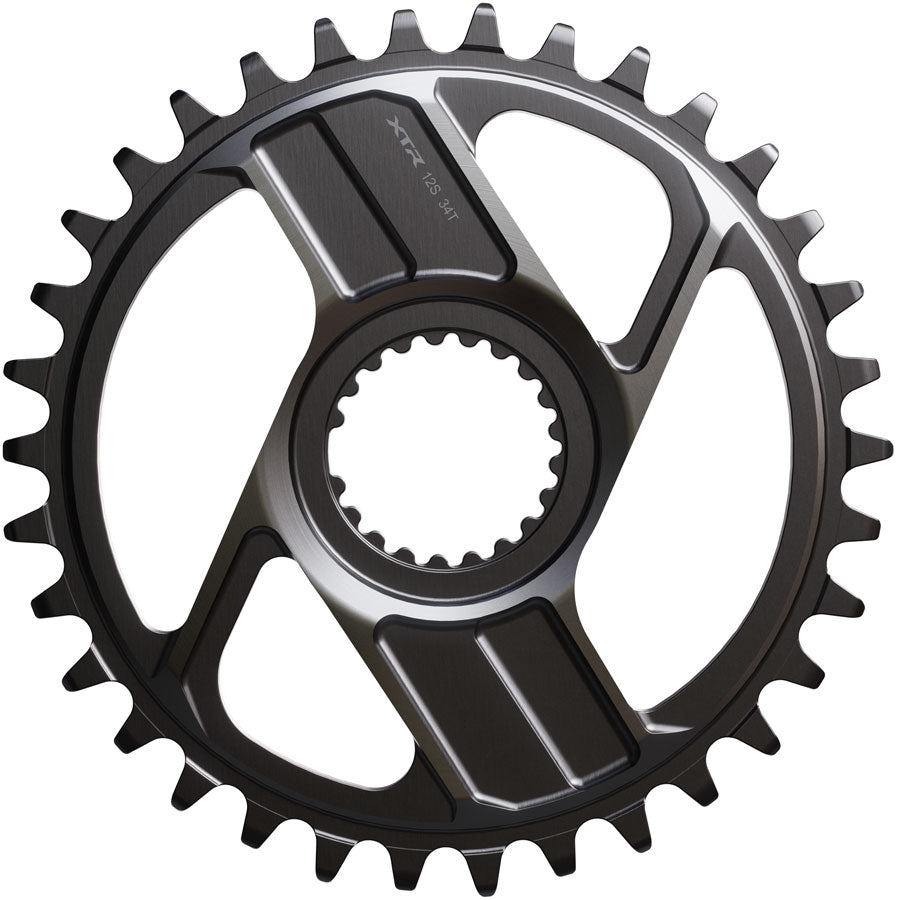 Shimano XTR SM-CRM96 1x Direct Mount Chainring - 34t, Shimano Direct Mount, For 12-Speed HG+ Chain, Fits M9200 and M9220