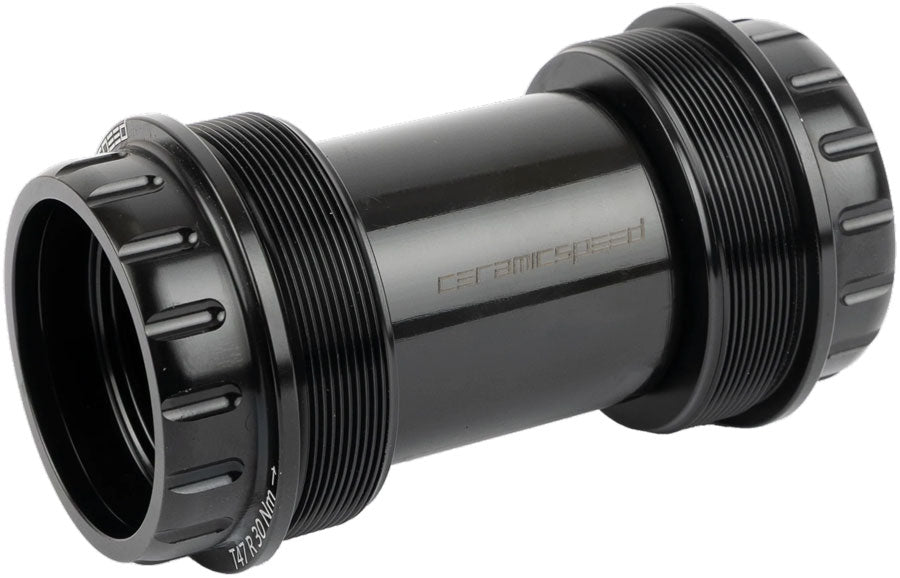 CeramicSpeed BB ALPHA Bottom Bracket - T47, 86mm, For 24mm/Shimano Spindle, Gravel, Black MPN: 115543 Bottom Brackets BB ALPHA T47 Gravel Bottom Bracket