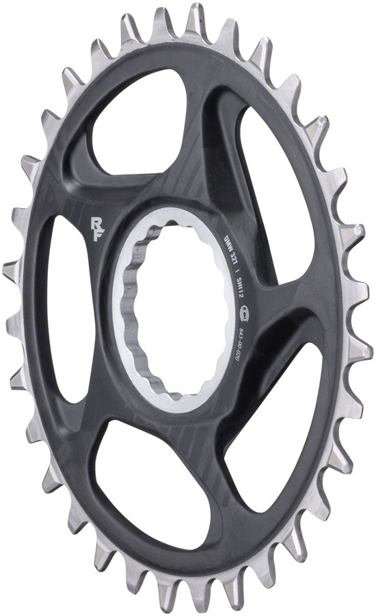 RaceFace ERA Direct Mount Wide Chainring - 30t, DM CINCH, For Shimano 12-Speed HG+ Compatible Chain, Black