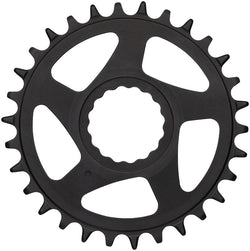 RaceFace Direct Mount Wide Chainring - 30t, DM CINCH, For Shimano 12-Speed HG+ Compatible Chain, Black - Direct Mount Chainrings - Direct Mount Wide CINCH Chainring