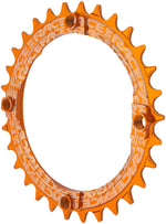 RaceFace 1x Narrow Wide Chainring - 30t, 104 BCD, 10-12-Speed, 7075 Aluminum, Orange MPN: RNW104X30ORA UPC: 821973329888 Chainring Narrow Wide Chainring