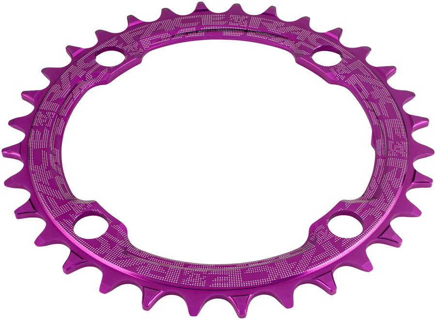 RaceFace 1x Narrow Wide Chainring - 36t, 104 BCD, 10-12 Speed, 7075 Aluminum, Purple - Chainring - Narrow Wide Chainring