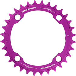 RaceFace 1x Narrow Wide Chainring - 32t, 104 BCD, 10-12 Speed, 7075 Aluminum, Purple MPN: RNW104X32PUR UPC: 821973330655 Chainring Narrow Wide Chainring