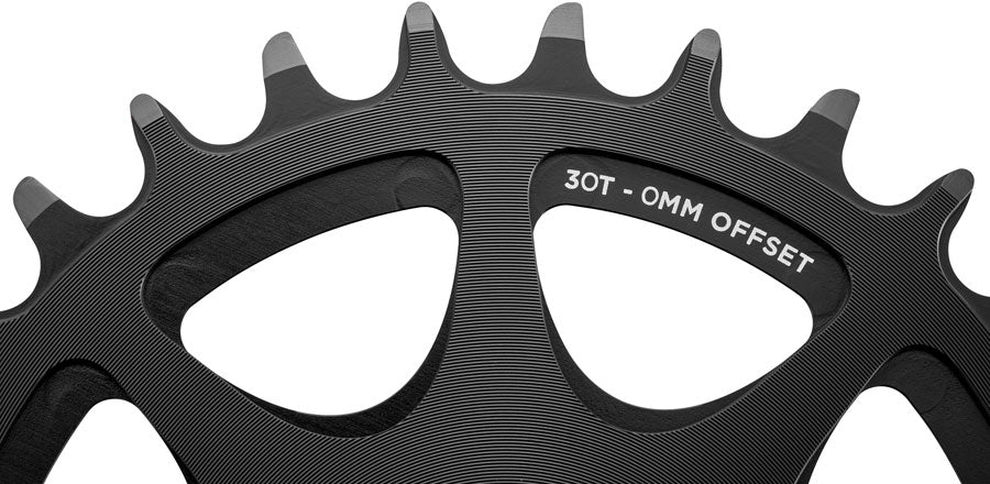 Cane Creek Direct Mount Chainring - 30t, 8-Bolt Direct Mount, 0mm Offset, Black - Direct Mount Chainrings - Cane Creek 8-Bolt Direct Mount Chainring