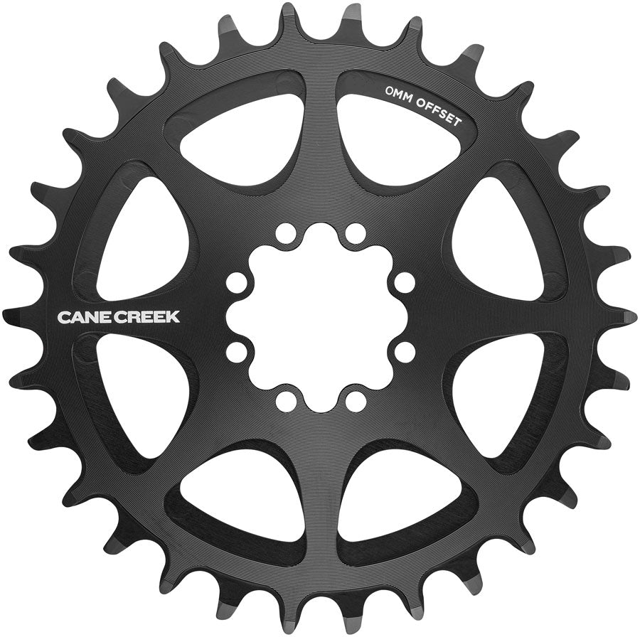 Cane Creek Direct Mount Chainring - 32t, 8-Bolt Direct Mount, 0mm Offset, Black MPN: BAI0393 UPC: 840226071381 Direct Mount Chainrings Cane Creek 8-Bolt Direct Mount Chainring