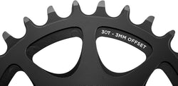 Cane Creek Direct Mount Chainring - 30t, 8-Bolt Direct Mount, 3mm Offset, Black - Direct Mount Chainrings - Cane Creek 8-Bolt Direct Mount Chainring