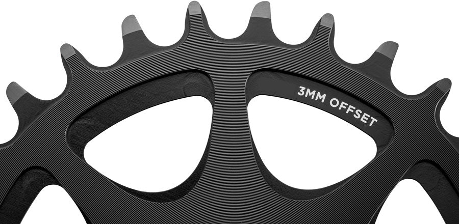 Cane Creek Direct Mount Chainring - 32t, 8-Bolt Direct Mount, 3mm Offset, Black - Direct Mount Chainrings - 8-Bolt Direct Mount Chainring