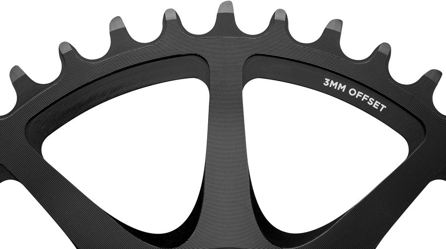 Cane Creek Direct Mount Chainring - 38t, 8-Bolt Direct Mount, 3mm Offset, Black - Direct Mount Chainrings - Cane Creek 8-Bolt Direct Mount Chainring