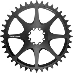 Cane Creek Direct Mount Chainring - 44t, 8-Bolt Direct Mount, 3mm Offset, Black MPN: BAI0399 UPC: 840226071459 Direct Mount Chainrings 8-Bolt Direct Mount Chainring