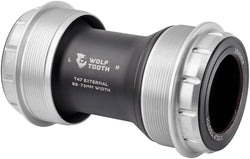 Wolf Tooth T47 External Bottom Bracket - T47 External, 68/73mm, For 30mm Spindle, Raw Silver MPN: WBB-T47E-30-RSIL UPC: 810159402637 Bottom Brackets T47 External Bottom Brackets