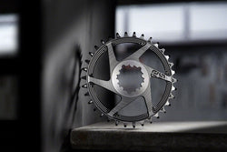 e*thirteen Helix R Chainring - 32t, 11/12-Speed, 3mm Offset, SRAM 3-Bolt DM, Black - Direct Mount Chainrings - Helix Race SRAM 3-Bolt Direct Mount Chainring