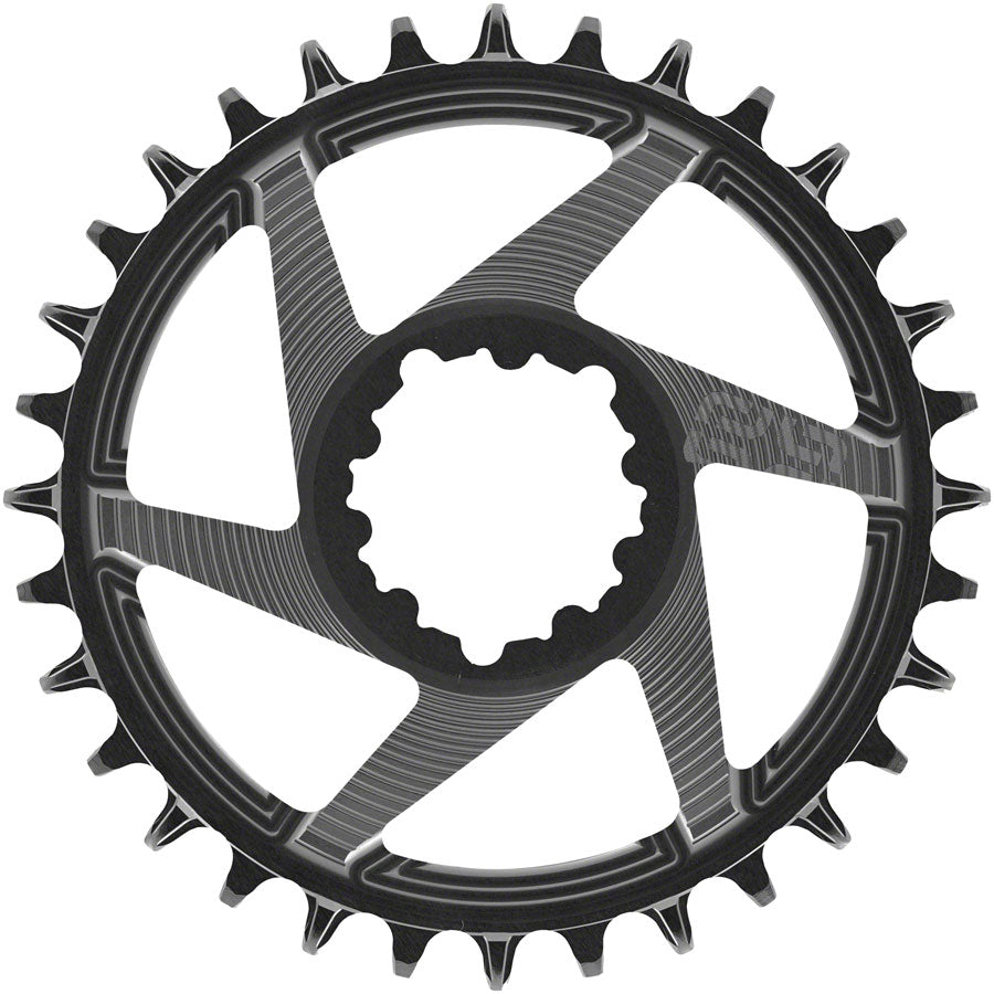 e*thirteen Helix R Chainring - 32t, 11/12-Speed, 3mm Offset, SRAM 3-Bolt DM, Black MPN: CR4HRA-146 Direct Mount Chainrings Helix R SRAM 3-Bolt Direct Mount Chainring