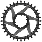 e*thirteen Helix R Chainring - 32t, 11/12-Speed, 3mm Offset, SRAM 3-Bolt DM, Black MPN: CR4HRA-146 Direct Mount Chainrings Helix R SRAM 3-Bolt Direct Mount Chainring