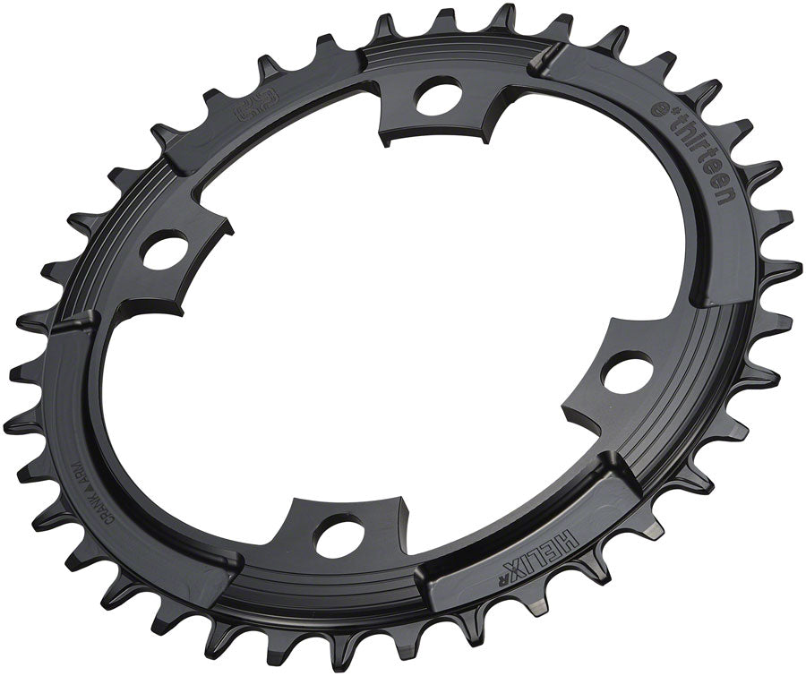 e*thirteen Helix R 107 BCD 4-Bolt Chainring - 40t, 11/12-Speed, 107BCD, Black - Chainring - Helix Race 107 BCD Chainring