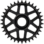 e*thirteen Helix Race e*spec  Chainring - Bosch Gen4 Direct Mount, 13mm Offset, 32T, 11/12 Speed, Black MPN: CR5ERA-100 eBike Chainrings and Sprockets Helix Race E*Spec Bosch Gen 4 Aluminum Chainring