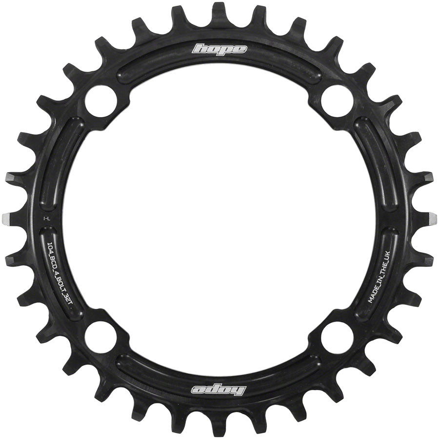Hope Retainer Chainring - 32t, 104 BCD, R22, Black Chainring