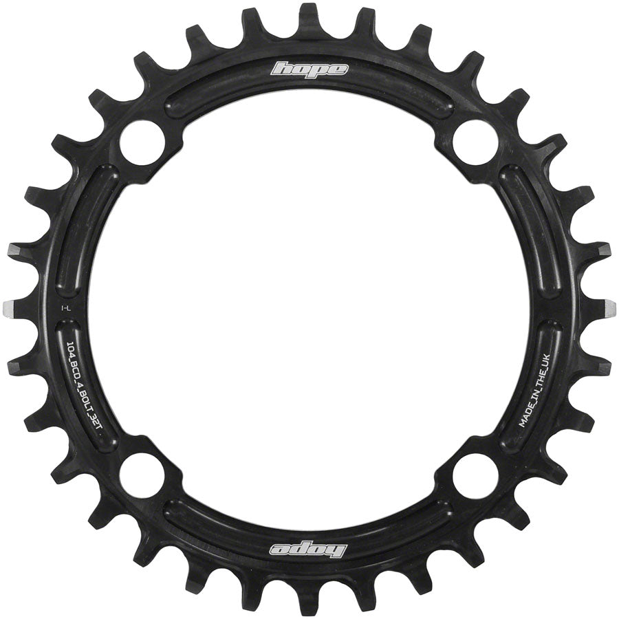 Hope Retainer Chainring - 32t, 104 BCD, R22, Black MPN: RR3222N Chainring 104 BCD Retainer Chainring