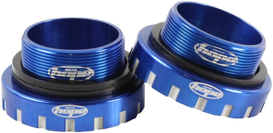 Hope BSA30 Threaded Bottom Bracket - 68/73/83/100/120mm, For 30mm Spindle, Stainless, Blue MPN: BBSS30B Bottom Brackets Threaded Bottom Bracket