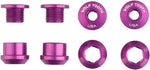 Wolf Tooth 1x Chainring Bolt Set - 6mm, Dual Hex Fittings, Set/4, Ultraviolet Purple MPN: 4CBCN06PRU UPC: 810159400879 Chainring Bolt 1x Chainring Bolt Sets