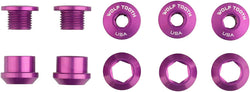 Wolf Tooth 1x Chainring Bolt Set - 6mm, Dual Hex Fittings, Set/5, Ultraviolet Purple MPN: 5CBCN06PRU UPC: 810159400886 Chainring Bolt 1x Chainring Bolt Sets