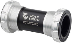 Wolf Tooth Bottom Bracket - English (BSA), 68/73mm, For 29mm Spindle, Raw Silver MPN: WBB-BSA-29-RSIL UPC: 810159401333 Bottom Brackets English (BSA) Bottom Brackets