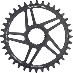 Wolf Tooth Direct Mount Chainring - 36t, Shimano DM, For Boost Cranks, 3mm Offset, Drop-Stop ST, Requires 12-Speed HG+ MPN: SHDM36-BST-SH12 UPC: 810006808629 Direct Mount Chainrings Shimano Direct Mount Chainring for Hyperglide+ Chain