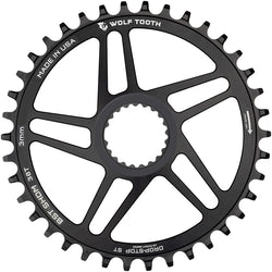 Wolf Tooth Direct Mount Chainring - 38t, Shimano DM, For Boost Cranks, 3mm Offset, Drop-Stop ST, Requires 12-Speed HG+ MPN: SHDM38-BST-SH12 UPC: 810006808636 Direct Mount Chainrings Shimano Direct Mount Chainring for Hyperglide+ Chain