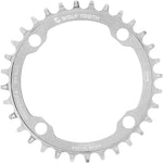 Wolf Tooth 104 BCD Chainring - 30t, 104 BCD, 4-Bolt, Drop-Stop B, Raw Silver MPN: 10430-B-PLT UPC: 810159402095 Chainring 104 BCD Chainrings