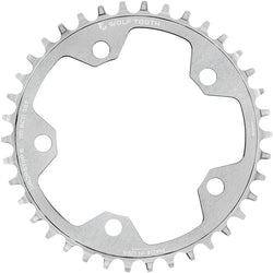 Wolf Tooth 110 BCD Cyclocross and Road Chainring - 38t, 110 BCD, 5-Bolt, Drop-Stop B, Raw Silver MPN: 11038-FT-PLT UPC: 810159402019 Chainring 110 BCD Chainrings