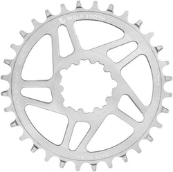 Wolf Tooth Direct Mount Chainring - 32t, SRAM Direct Mount, Drop-Stop B, For SRAM 3-Bolt Boost Cranks, 3mm Offset, Raw MPN: SDM32-BST-B-PLT UPC: 810159402088 Direct Mount Chainrings SRAM 3-Bolt Direct Mount Chainrings