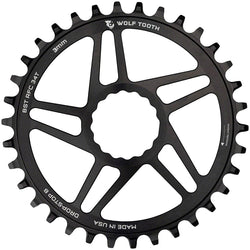 Wolf Tooth Direct Mount Chainring - 34t, RaceFace/Easton CINCH Direct Mount, Drop-Stop B, For Boost Cranks, 3mm Offset, MPN: RFC34-BST-B UPC: 810006808216 Direct Mount Chainrings RaceFace / Easton CINCH Direct Mount Mountain Chainrings