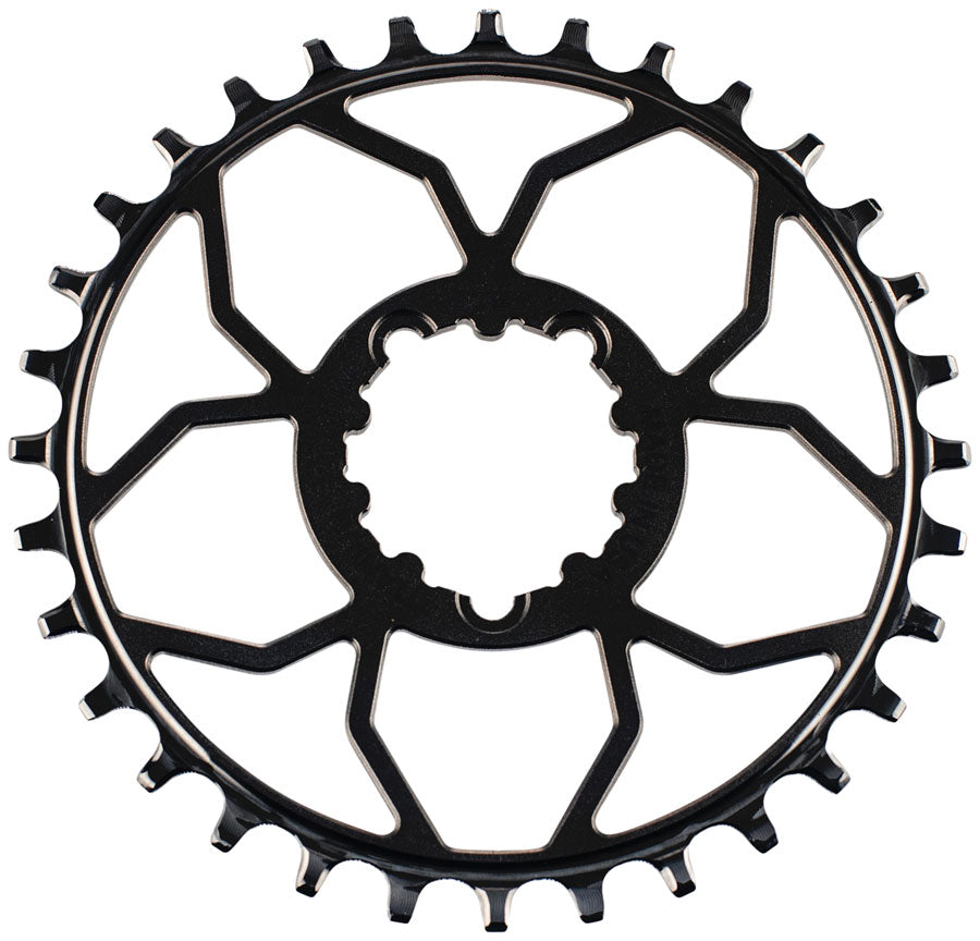 5DEV T-Type Direct Mount  Chainring - 34t, 3-Bolt, 3mm Offset, Aluminum, Black