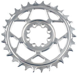 5DEV T-Type Direct Mount  Chainring - 32t, 8-Bolt, 3mm Offset, Aluminum, Raw MPN: CRA-T8-32-02 UPC: 850058721217 Direct Mount Chainrings T-Type Direct Mount Aluminum Chainring