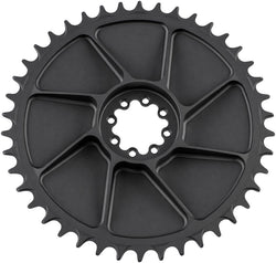 5DEV Aero Direct Mount Chainring - 42t, 8-Bolt, 7mm Offset, Aluminum, Black - Direct Mount Chainrings - Aero Direct Mount Chainring