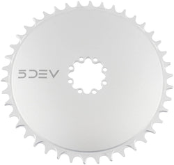5DEV Aero Direct Mount Chainring - 42t, 8-Bolt, 7mm Offset, Aluminum, Raw MPN: CRD-T8-42-02 UPC: 850058721736 Direct Mount Chainrings Aero Direct Mount Chainring