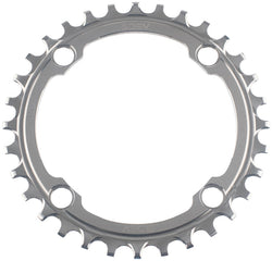 5DEV Titanium 104BCD Chainring - 32t, 4-Bolt, Raw Ti MPN: CRT-32T-104BCD-T51 UPC: 850054022219 Chainring Titanium 104 BCD Chainring