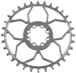 5DEV Titanium T-Type Direct Mount Chainring - 32t, 8-Bolt, 3mm Offset, Raw Ti MPN: CRT-8B-32T-3W-T51 UPC: 850054022950 Direct Mount Chainrings T-Type Direct Mount Titanium Chainring