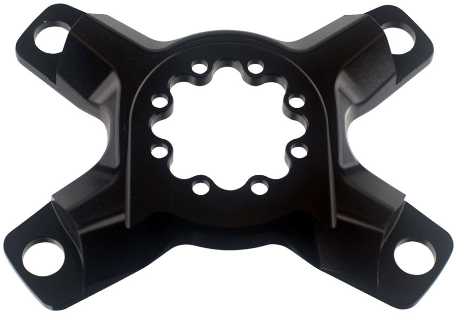 5DEV RGXC Crank Spider - 8-Bolt, Asymmetric 110 BCD, Aluminum, For use with Dura-Ace 12-Speed Chainrings, Black - Crank Spider - 8-Bolt Crank Spider