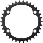 Shimano Ultegra FC-R8100 12-Speed Chainring - 34t, Asymmetric 110 BCD, Black, NK MPN: Y0NG34000 UPC: 192790168029 Chainring Ultegra FC-R8100 12-Speed Chainring