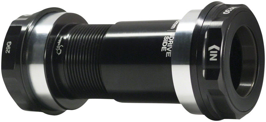 e*thirteen PF30 ThreadFit Bottom Bracket - 68/73/83mm, For all e*thirteen Base Cranks with 24mm Spindle, Black