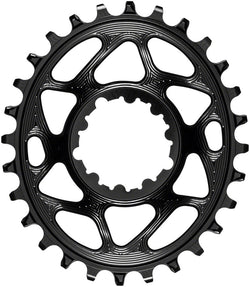 absoluteBLACK Oval Narrow-Wide Direct Mount Chainring - 30t, SRAM 3-Bolt Direct Mount, 3mm Offset, Black MPN: SROVBOOST30BK Direct Mount Chainrings Oval Direct Mount Chainring for SRAM 3-Bolt Cranks