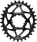 absoluteBLACK Oval Narrow-Wide Direct Mount Chainring - 30t, SRAM 3-Bolt Direct Mount, 6mm Offset, Black MPN: SROV30BK Direct Mount Chainrings Oval Direct Mount Chainring for SRAM 3-Bolt Cranks