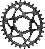 absoluteBLACK Oval Narrow-Wide Direct Mount Chainring - 32t, SRAM 3-Bolt Direct Mount, 6mm Offset, Black MPN: SROV32BK Direct Mount Chainrings Oval Direct Mount Chainring for SRAM 3-Bolt Cranks