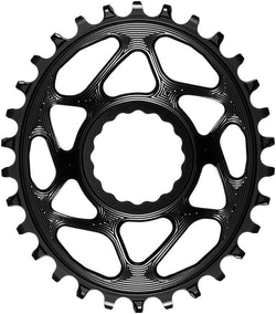 absoluteBLACK Oval Narrow-Wide Direct Mount Chainring - 30t, CINCH Direct Mount, 6mm Offset, Black MPN: RFOV30BK Direct Mount Chainrings Oval Direct Mount Chainring for CINCH