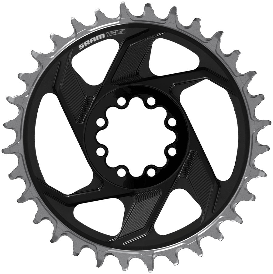 SRAM XX Downhill T-Type Direct Mount Chainring - 32t, 7-Speed, 8-Bolt Direct Mount, 6mm Offset, Aluminum, D1 MPN: 11.6218.078.000 UPC: 710845929069 Direct Mount Chainrings XX Downhill T-Type Direct Mount Chainring