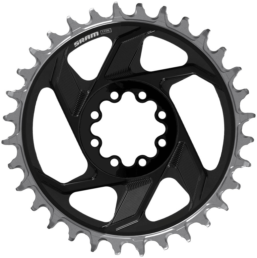 SRAM XX Downhill T-Type Direct Mount Chainring - 36t, 7-Speed, 8-Bolt Direct Mount, 6mm Offset, Aluminum, D1 MPN: 11.6218.078.002 UPC: 710845929083 Direct Mount Chainrings XX Downhill T-Type Direct Mount Chainring