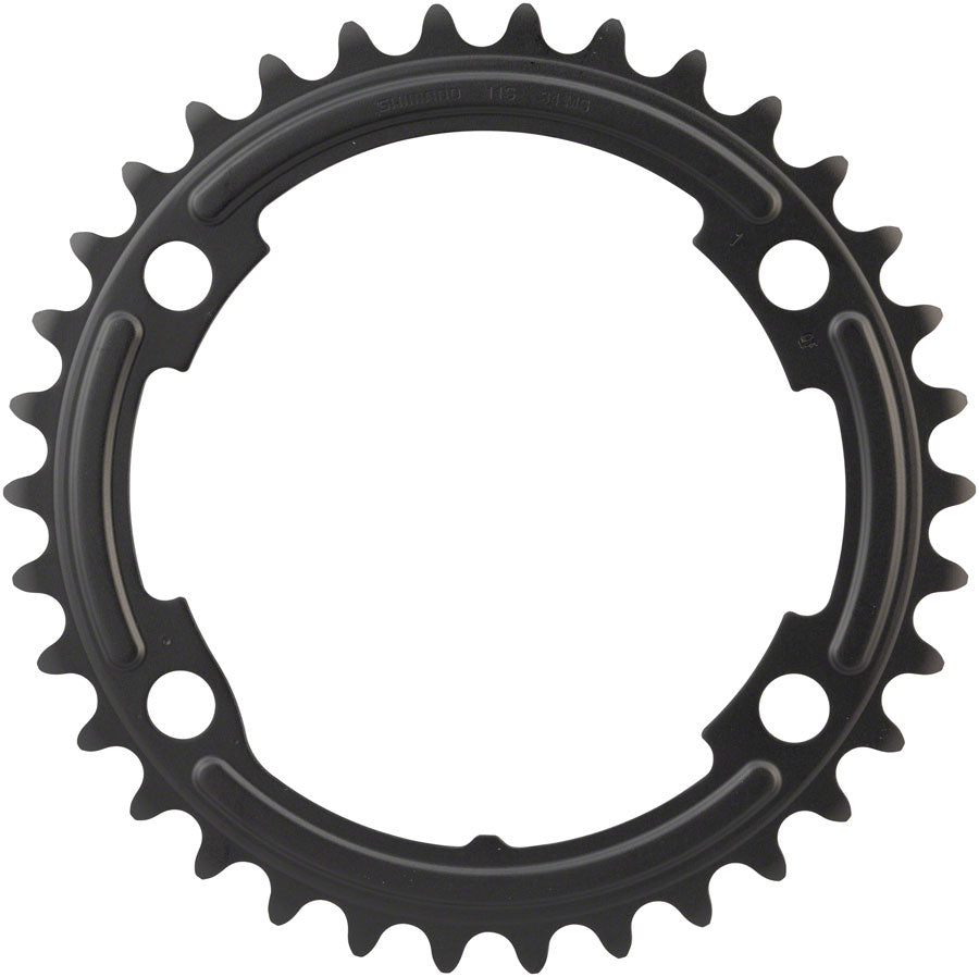 Shimano 105 FC-R7000 34t 4x110 bcd Asymmetric Chainring, Black - Chainring - 105 ST-R7000 Chainring